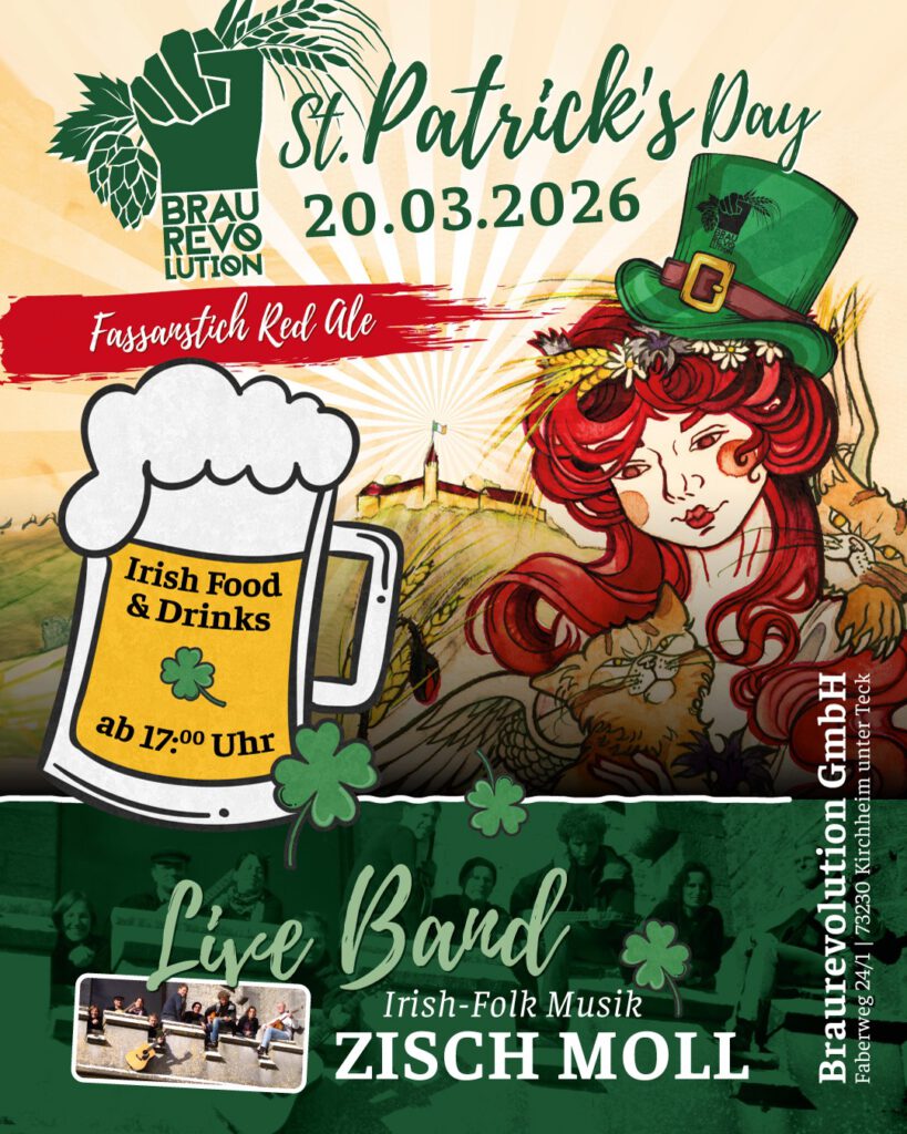 20.03. heißt es: Sláinte in der Revolution!