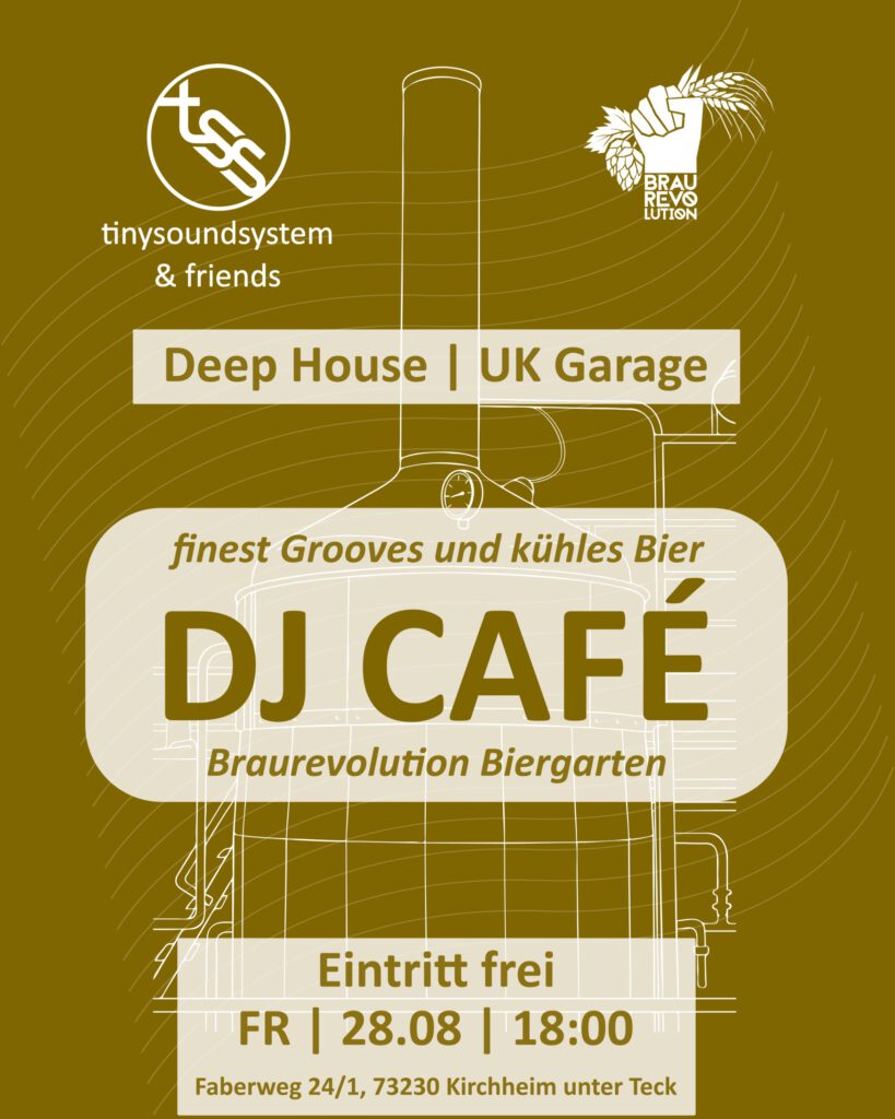 *Elektronische Musik trifft frisch Gezapftes am Freitag, den 28.08.*