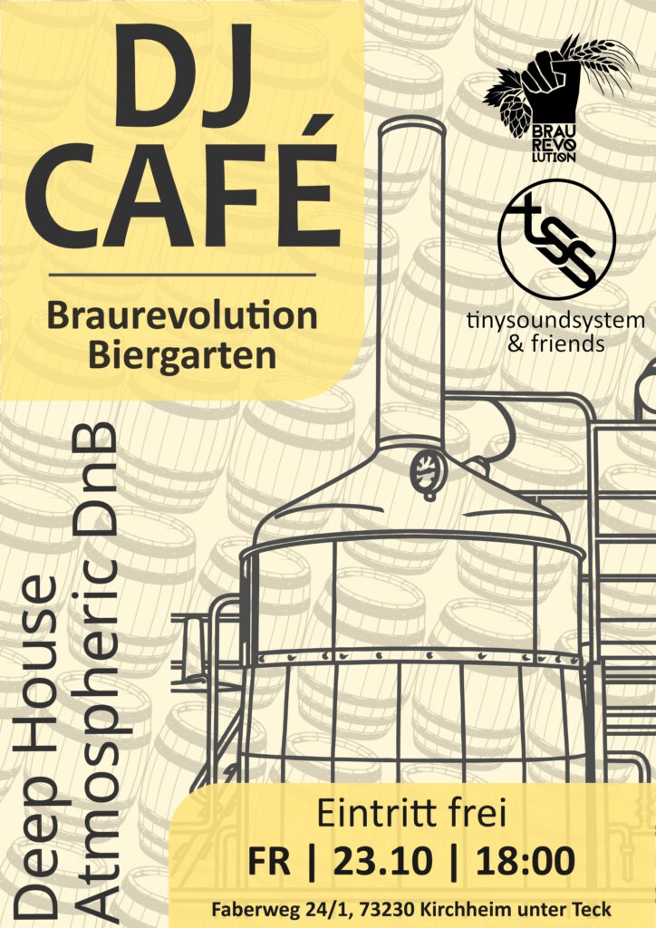DJ-Cafe am Freitag, 23.10.