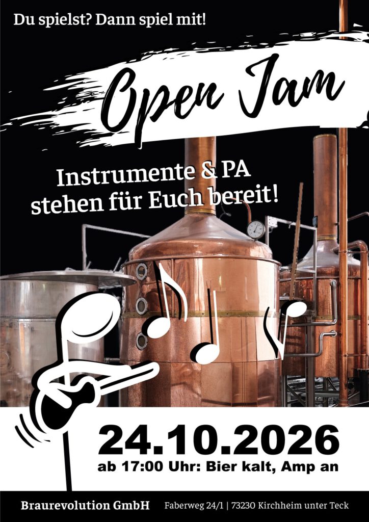Jamsession & Open Stage in der Brauerei